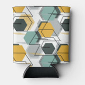 Rafraîchisseur Pour Canette Des peignes de miel. motif géométrique Abstrait.1 (Devant)