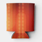 Rafraîchisseur Pour Canette Des points orange pour une canette vivante (Devant)