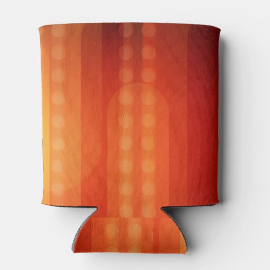 Rafraîchisseur Pour Canette Des points orange pour une canette vivante (Dos)