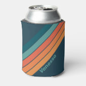 Rafraîchisseur Pour Canette Desert Cactus Sunrise Stripes avec nom (Can Dos)