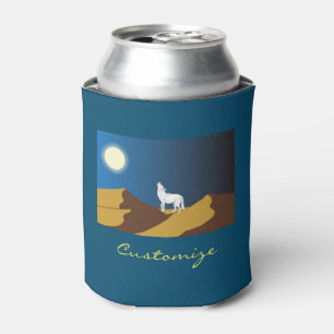 Rafraîchisseur Pour Canette Desert Coyote Howling Pleine lune Thunder_Cove