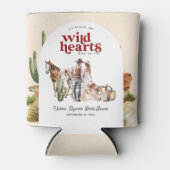 Rafraîchisseur Pour Canette Désert de Boho Ouest | FÊTE DES MARIÉES (Devant)