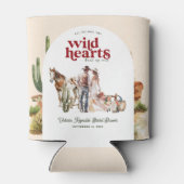 Rafraîchisseur Pour Canette Désert de Boho Ouest | FÊTE DES MARIÉES (Dos)