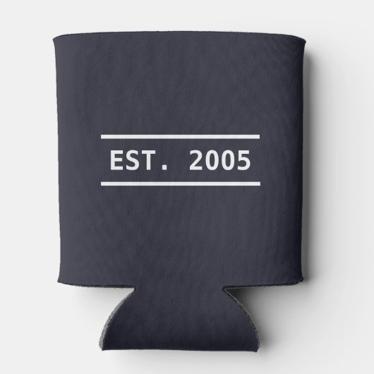 Rafraîchisseur Pour Canette Design à thème nautique avec voilier (Dos)