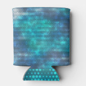 Rafraîchisseur Pour Canette Design arrière - plan bleu abstrait créatif. (Dos)