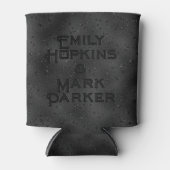 Rafraîchisseur Pour Canette Design arrière - plan noir de luxe (Devant)