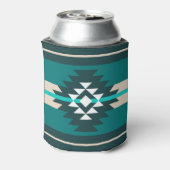 Rafraîchisseur Pour Canette Design aztèque en couleur turquoise (Can Dos)