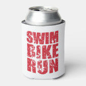 Rafraîchisseur Pour Canette Design cool de triathlon (Can devant)