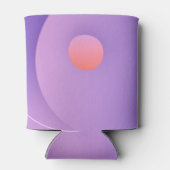 Rafraîchisseur Pour Canette Design d'art Abstrait pourpre (Dos)