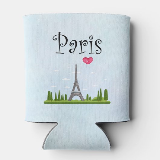 Rafraîchisseur Pour Canette Design français - Tour Eiffel à Paris (Dos)