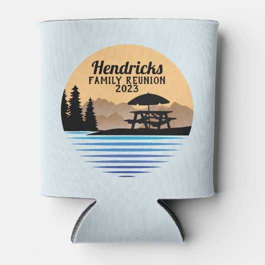 Rafraîchisseur Pour Canette Design Lakeside Famille Réunion Peut refroidir (Devant)