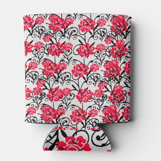 Rafraîchisseur Pour Canette Design Motif d'illustrations de rose rouge (Dos)
