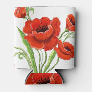 Rafraîchisseur Pour Canette Design Red Poppy