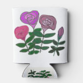 Rafraîchisseur Pour Canette Design Rose coloré (Dos)