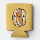 Rafraîchisseur Pour Canette dessin animé barbecue hot dog saucisse (Dos)