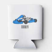 Rafraîchisseur Pour Canette dessin animé de Kart racing (Dos)