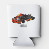 Rafraîchisseur Pour Canette dessin animé de Kart racing (Dos)