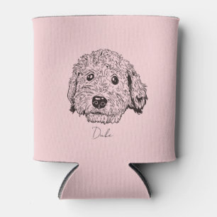 Rafraîchisseur Pour Canette Dessin de ligne dorée peut refroidir