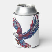 Rafraîchisseur Pour Canette Dessin d'un aigle, concept 4 juillet (Can devant)