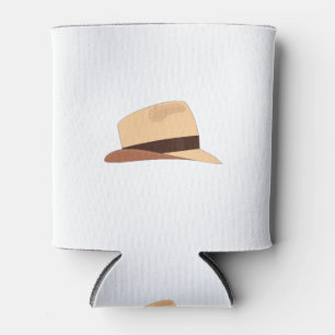 Rafraîchisseur Pour Canette Dessin d'un casquette panaméen