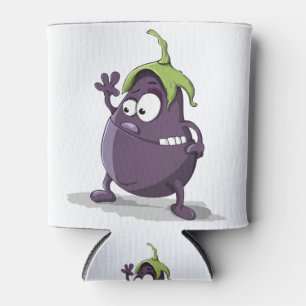 Rafraîchisseur Pour Canette dessin humoristique de l'aubergine