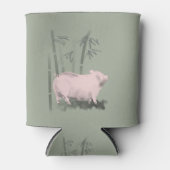 Rafraîchisseur Pour Canette Dessin original Cochon et bambou peuvent refroidir (Devant)