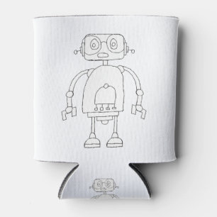 Rafraîchisseur Pour Canette Dessin Robot Simple Smart Dessin