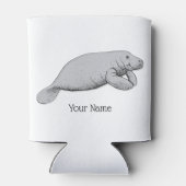 Rafraîchisseur Pour Canette Dessin vintage Manate (Dos)