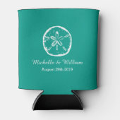 Rafraîchisseur Pour Canette Destination plage de sable dollar mariage peut ref (Devant)