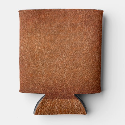 Rafraîchisseur Pour Canette Détails de fermeture de la texture en cuir (Devant)