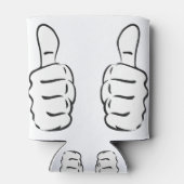 Rafraîchisseur Pour Canette Deux Grands Pouces (Dos)