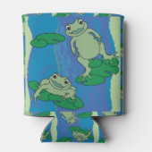 Rafraîchisseur Pour Canette Deux Motifs de grenouilles (Dos)