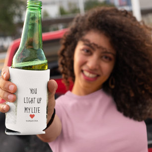 Rafraîchisseur Pour Canette Deux photos Happy Valentines Day