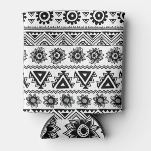 Rafraîchisseur Pour Canette Deuxième ethnie tribale, motif sans coutures.