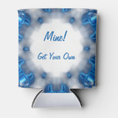 Rafraîchisseur Pour Canette Diamants bleus (Devant)