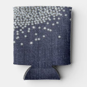 Rafraîchisseur Pour Canette Diamants de Jeans Bleus peuvent refroidir (Devant)