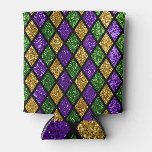 Rafraîchisseur Pour Canette Diamants de paillettes scintillants, arrière - pla (Devant)