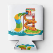 Rafraîchisseur Pour Canette Diapositive du parc aquatique (Dos)