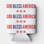 Rafraîchisseur Pour Canette Dieu bénisse l'Amérique (Dos)