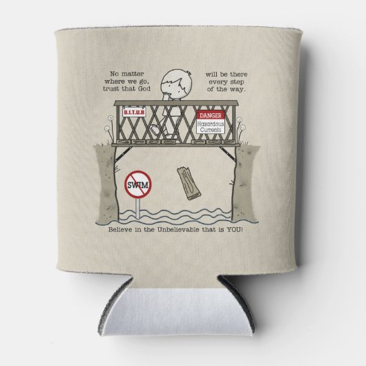 Rafraîchisseur Pour Canette Dieu sera là (Devant)