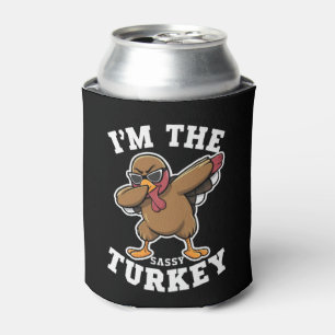 Rafraîchisseur Pour Canette Dinde impertinente assortie à la fête de Thanksgiv