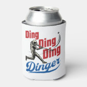 Rafraîchisseur Pour Canette Dinger Baseball Home Run Jeu de fans (Can devant)