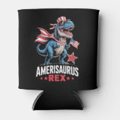 Rafraîchisseur Pour Canette Dinosaur 4 juillet Amerisaurus T Rex Funny (Devant)