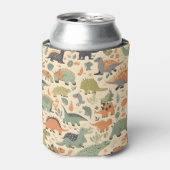 Rafraîchisseur Pour Canette Dinosaur Motif sans couture (Can devant)