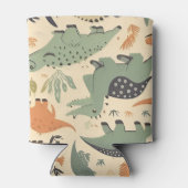 Rafraîchisseur Pour Canette Dinosaur Motif sans couture (Dos)