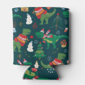 Rafraîchisseur Pour Canette Dinosaur T-Rex : Nouvel An de Noël. (Dos)