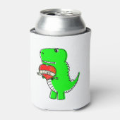 Rafraîchisseur Pour Canette Dinosaure de la Journée des Véntines (Can devant)