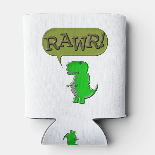 Rafraîchisseur Pour Canette Dinosaure Jouet Mignonne Et En Colère (Dos)