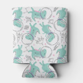 Rafraîchisseur Pour Canette Dinosaures de l'espace, Dinosaures mignons, Navire (Dos)