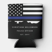 Rafraîchisseur Pour Canette Diplôme de l'École de police de police (Devant)